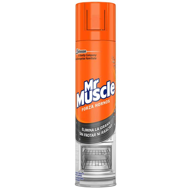 Pack de 3 Mr Muscle 300 ml Limpiahorno Forza-Gel de Limpieza para hornos, Gran Poder desincrustante en frío