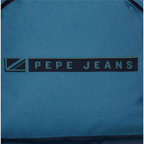 Pepe Jeans Duncan Bandolera Azul 17x21x7 cms Poliéster.