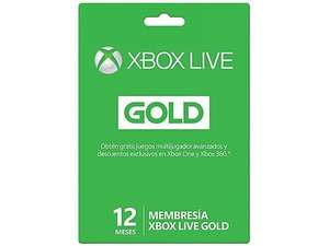 Tarjeta - Xbox Live Gold 12 Meses (Formato Físico)