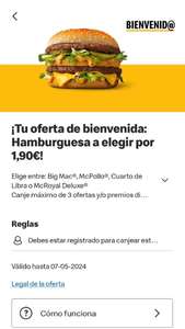 Big Mac a 1.90€