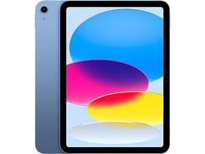 APPLE iPad (2022 10ª gen), 64 GB, WiFi, 10.9", Retina, Chip A14 Bionic, iPadOS 16 Varios colores (389 € con Newsletter)
