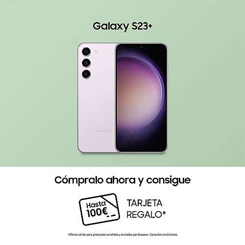 Samsung Galaxy S23+, 512GB + Cargador de 45W + 100€ Tarjeta Regalo => Precio Final = 899€