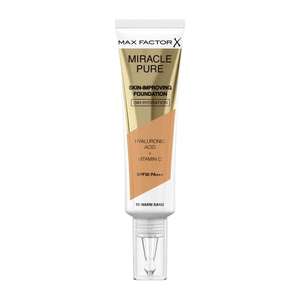 Max Factor Miracle Pure- Base de Maquillaje, Tono 70 Warm Sand, 30ml