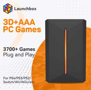 Launchbox-disco duro de emulación con 3700 juegos 3D/PC, disco duro externo de juego para PS4/PS3/ PS2/Switch/WII/WIIU/PS1500GB HDD para PC