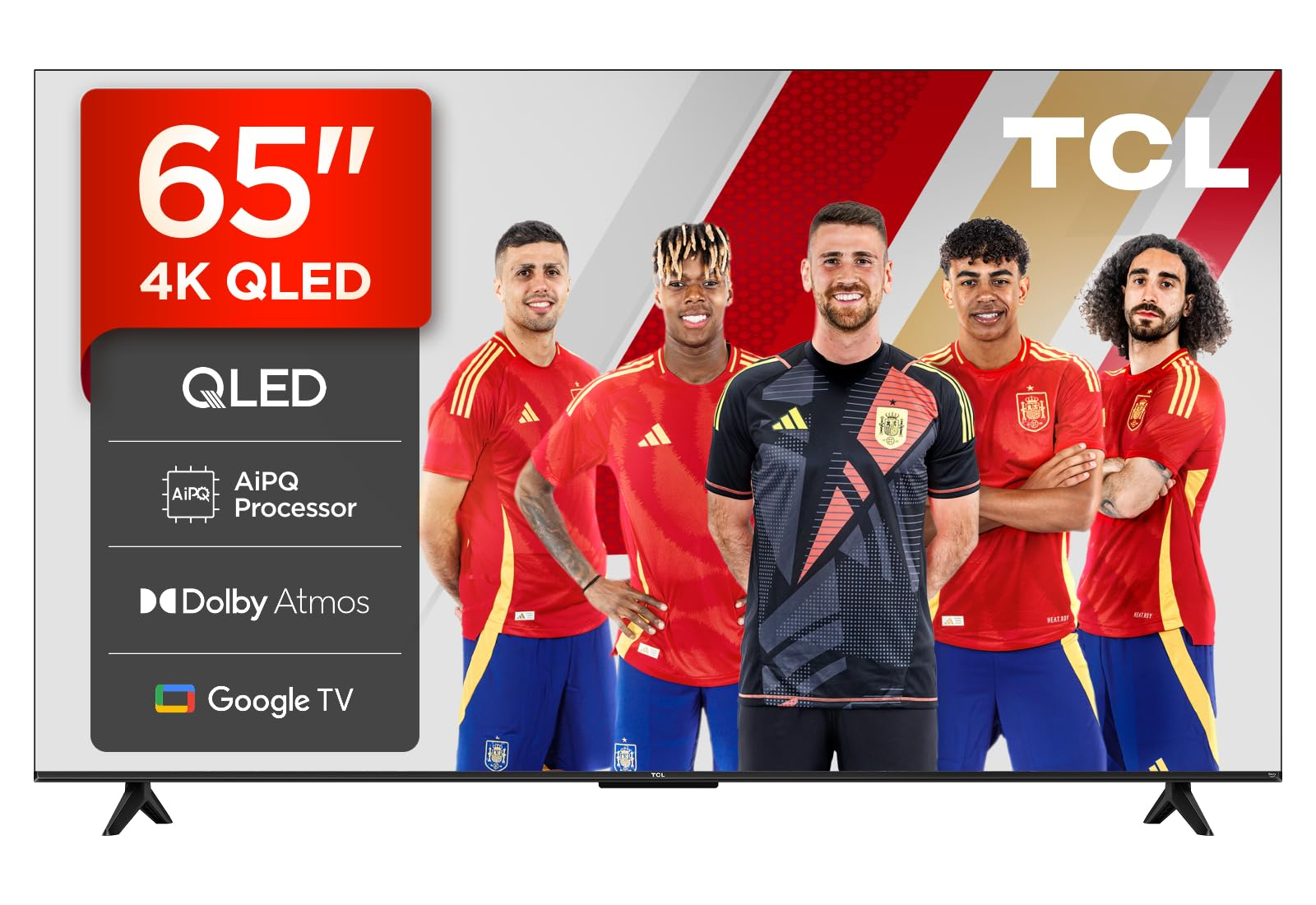 TCL 65T69C 65 Pulgadas QLED 4K HDR10+ Smart TV, Google TV, Dolby Atmos