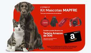 Kit para mascotas + tarjeta Amazon 30€ Gratis al contratar seguro (Ley protección animal)