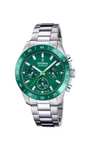 Festina Reloj Analógico Hombre y Mujer - Unisex de Acero Inoxidable 316l Plateado - Movimiento de Cuarzo - Cristal Mineral - 10 atm
