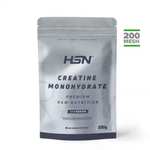 Creatina Monohidrato en Polvo de HSN | Sin Sabor 500 g = 143 Tomas por Envase | 100% Monohidrato