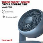 Honeywell Ventilador Potente TurboForce, Refrigeración de Funcionamiento Silencioso, Inclinación Variable de 90°, 3 Ajustes de Velocidad.