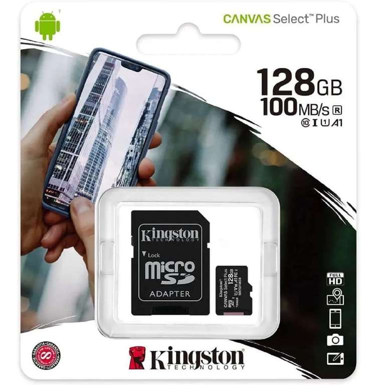 Tarjeta 128GB Micro SD Kingston