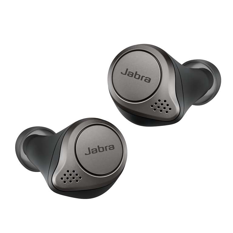Auriculares True Wireless Jabra Elite 75t, Bluetooth, Autonomía 28 Horas, Gris Titanio y Negro