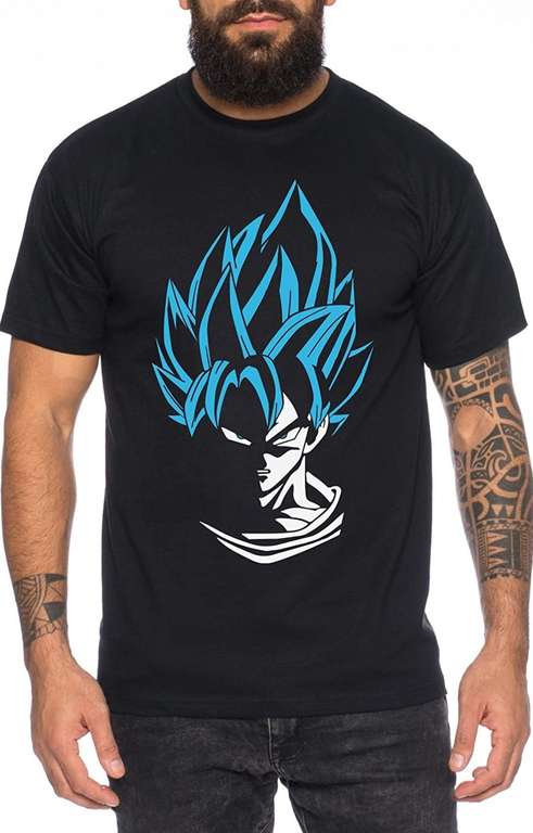 Camiseta de Son Goku, tallas S, M, L y XL, talla XXL a 13,49€