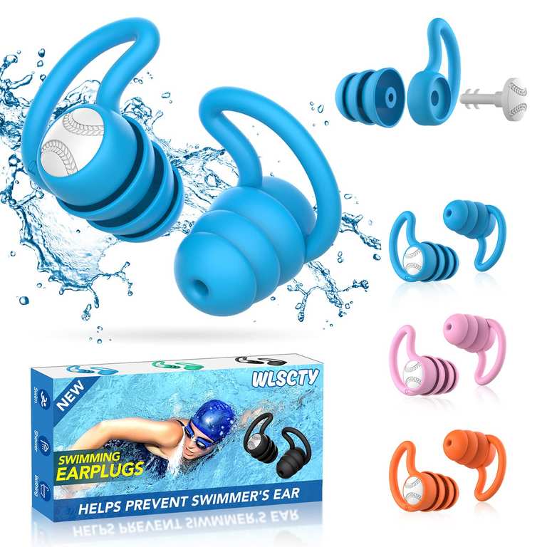 Imagen de Tapones oidos natación – 3 Pares