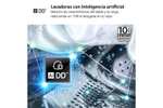 LG F4WR5009A6M - Lavadora Inteligente, 9kg, AI Direct Drive, 1400rpm, Carga Frontal, TurboWash 360º