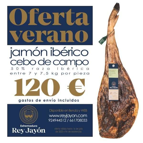 Jamón de Cebo de Campo de Extremadura (Etiqueta Verde)