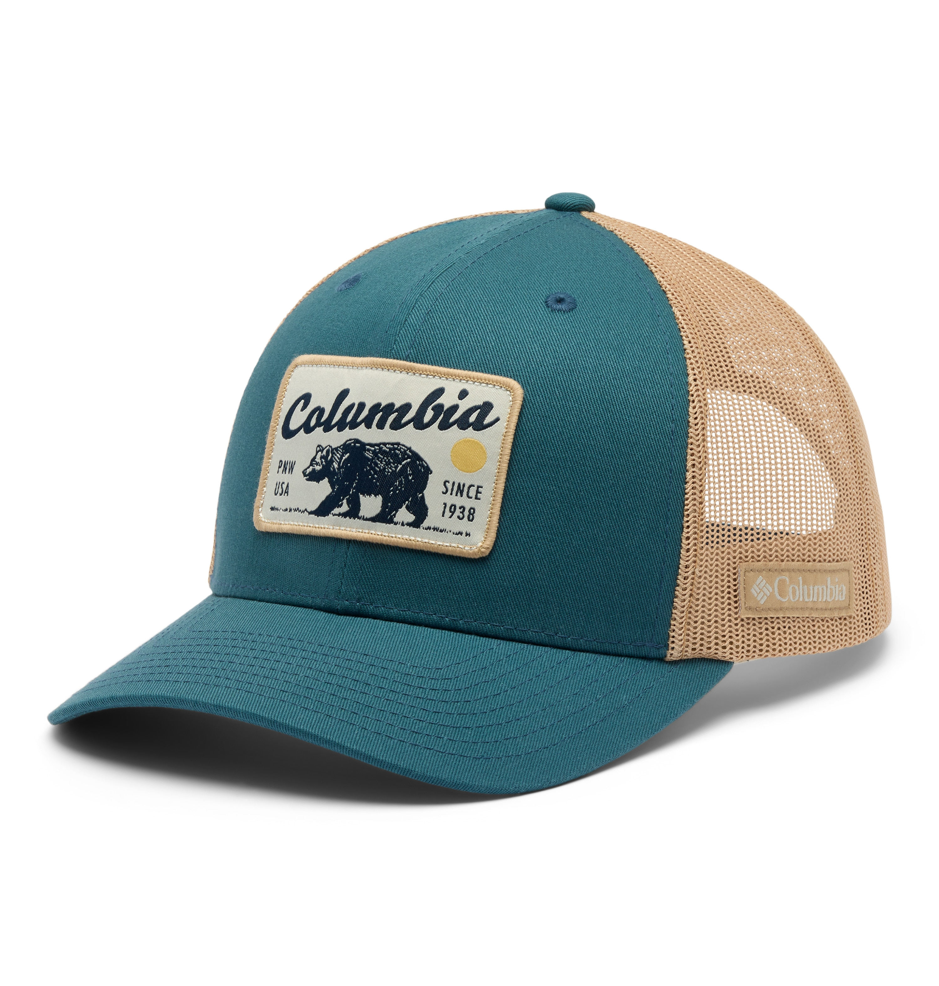 Gorra Unisex Columbia Mesh (Color azul, panel trasero transpirable de malla, visera curvada, cierre snapback, en El Corte Inglés)