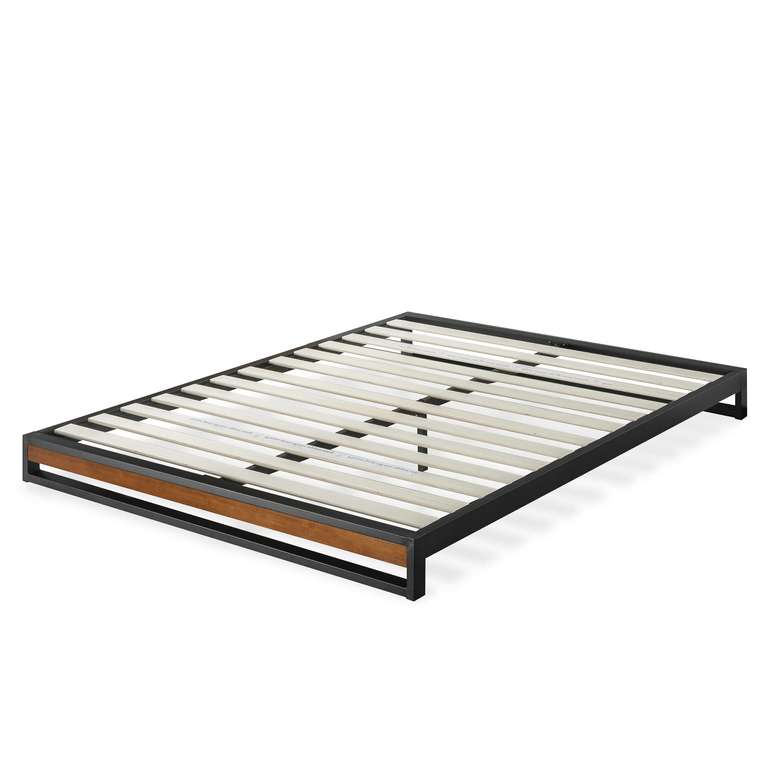 Zinus Suzanne de 15 cm Estructura de cama de bambú y metal