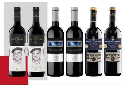 COLECCIÓN RIOJA NAVIDAD 2022 D.O.Ca. 6 botellas Rioja. Sacacorchos de regalo.