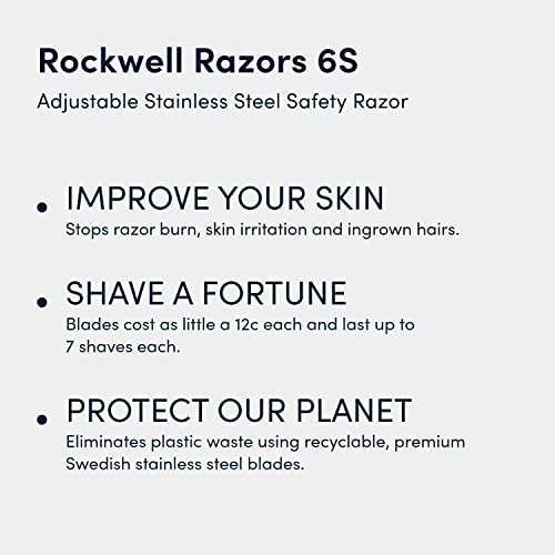Cuchilla de afeitar Rockwell Razors 6S Stainless