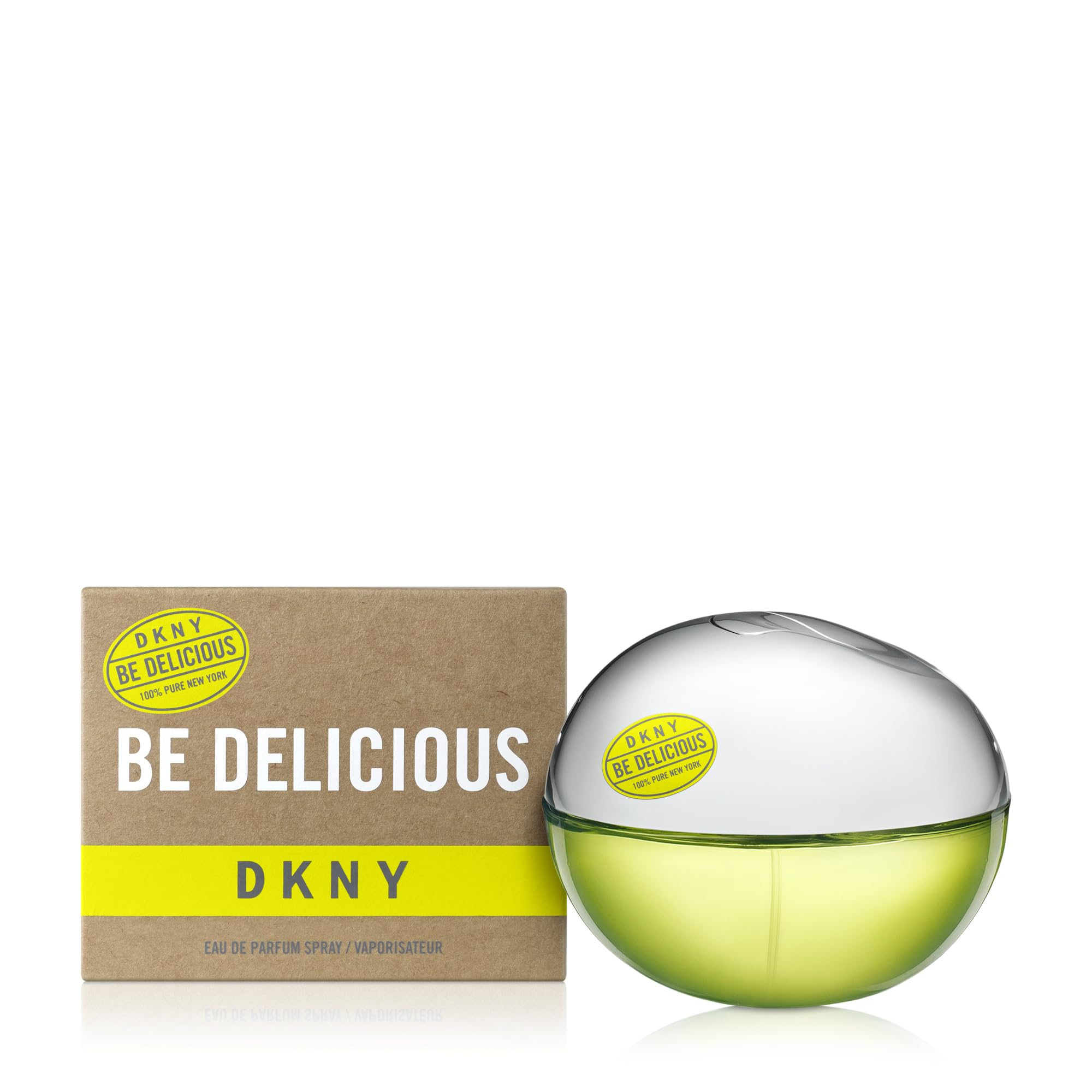 DKNY Be Delicious 100% Pure New York, Eau de Parfum para Mujer, Perfume Femenino, Fragancia Floral, Larga Duración.