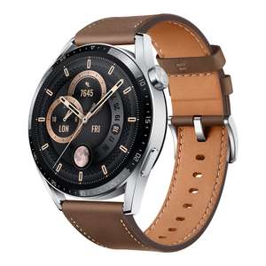 HUAWEI Watch GT 3 46mm Smartwatch,Reloj Deportivo,con monitorización SpO2, con Pantalla Grande, Versión Española, Marrón