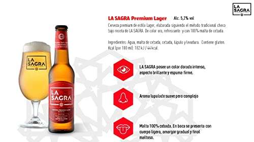 Pack Cerveza Lager del Mundo 6 botellas 33cl (Miller, Coors, Staropramen, la Sagra)