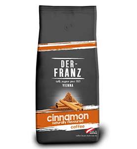 DER-FRANZ - Café aromatizado con canela natural, granos enteros, 1000g Otro formato más barato en la descripción