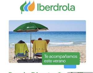 Iberdrola Regala Sombrillas de Playa para clientes seleccionados (REGALO DIRECTO)