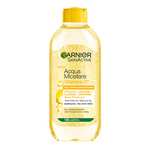 Garnier Agua micelar Todo en 1 SkinActive, con vitamina C, para pieles apagadas y no uniformes, sin enjuague, 3 x 400 ml