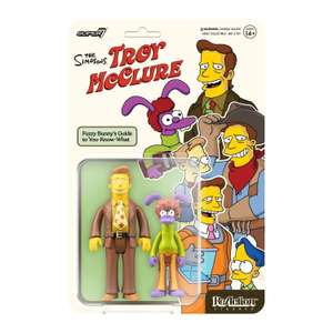 Set De Figuras Los Simpsons Troy Mcclure Y Fuzzy Bunny Reaction