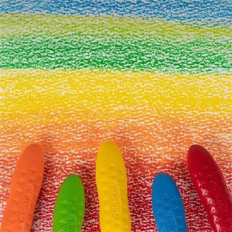 Ceras de colores con forma de cacahuete para niños.