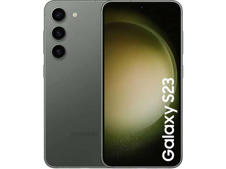 Móvil - Samsung Galaxy S23 5G, Misty Lilac/Verde, 128GB, 8GB RAM, 6.1" FHD+, Snapdragon, 3900mAh + Cupón 100 €