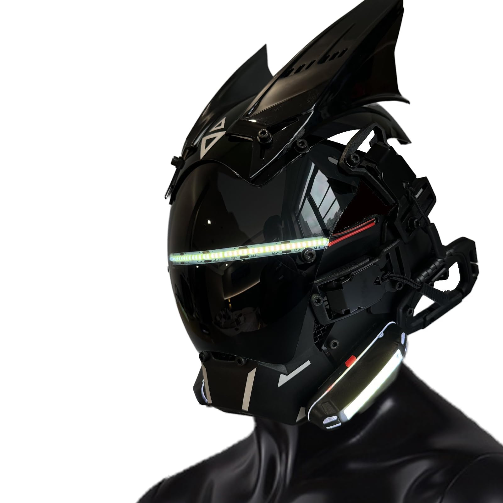 Máscara Cosplay LED Intermitente
