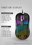 Ratón para gaming, RGB, con iluminación LED, 7200 DPI ajustable, 6 botones con cupón de 15% de descuento