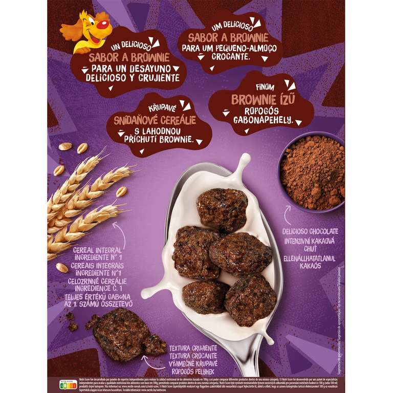 14 paquetes Cereales Nestlé Chocapic Cereales de Trigo Integral y Maíz Tostados, Con Cacao. 2x 7 Paquete de 300 g. 1'55€/ud