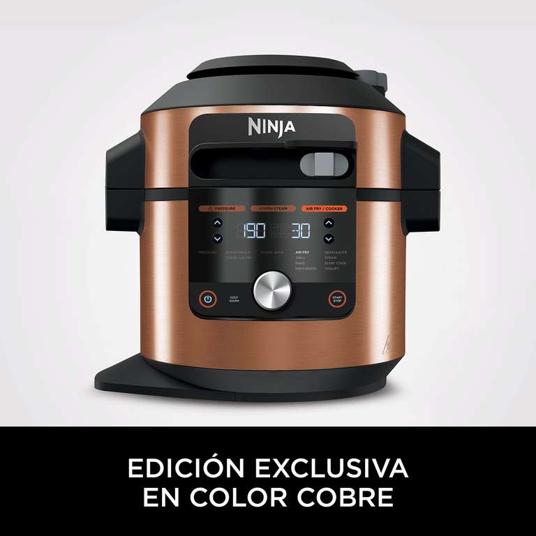 Ninja Foodi MAX Olla eléctrica multifunción con SmartLid, 7,5 l, 12  funciones de cocción en