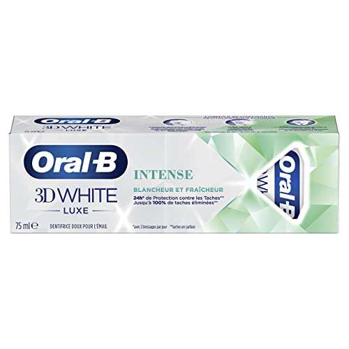 Pasta de dientes blanqueadora Oral-B 3Dwhite Luxe, paquete de 12 (12 x 75 ml)