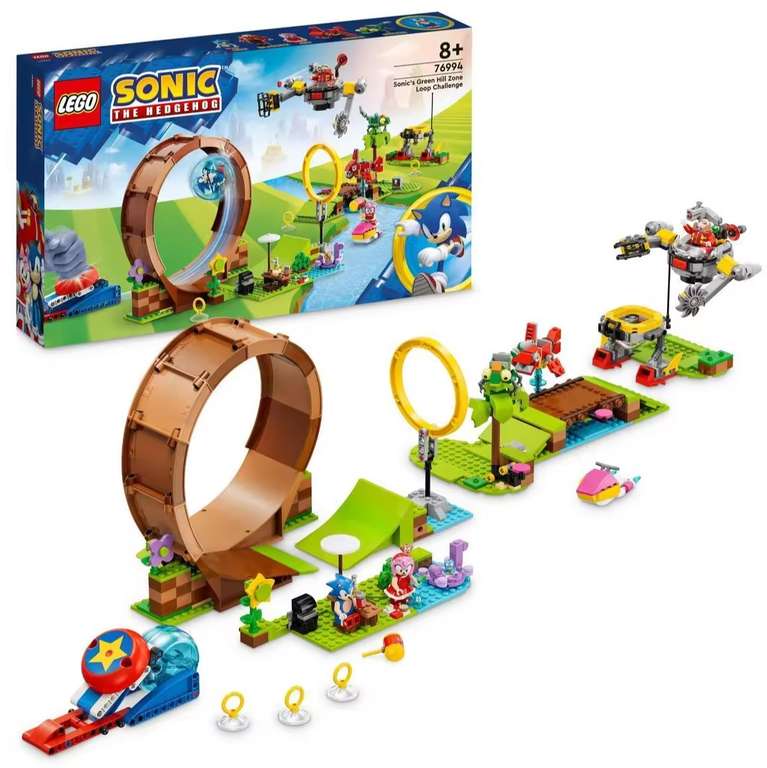 LEGO Sonic the Hedgehog 76994 Sonic: Desafío del Looping de Green Hill Zone [PRECIO PRIMERA COMPRA 72,99€]