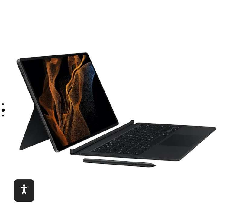 Funda teclado negra Samsung Keyboard Cover Slim para Galaxy Tab S8 Ultra