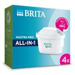BRITA Cartucho de filtro de agua MAXTRA PRO All-in-1 pack 4 - Recambio original BRITA (19.47€ con compra recurrente)