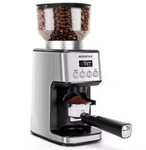 AIGOSTAR Molinillo de Café Eléctrico con Soporte Desmontable y Contenedor, 180W, Panel Táctil LCD