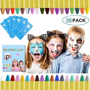 Pack de 36 crayones de Pintura Facial