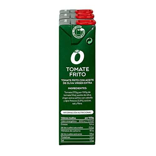 Tomate frito Orlando 12x350g con aceite de oliva virgen extra compra mínima 4 packs de 3