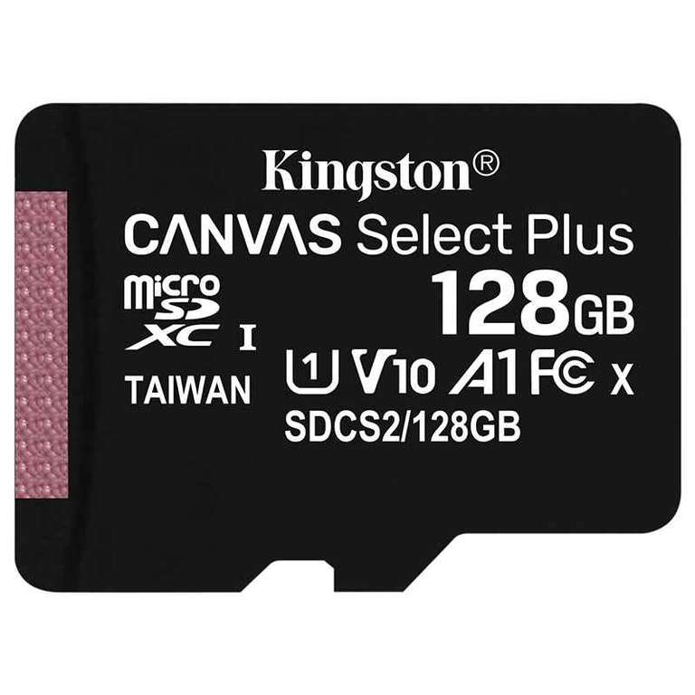 Tarjeta de memoria Kingston 128GB SDCS2 TF SDCS2 Tarjeta Micro SD 100 MB/S Velocidad de lectura Clase 10 Tarjeta flash SD
