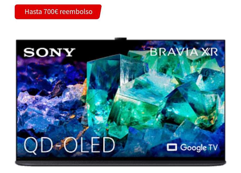 TV QD-OLED 55" - Sony Master Series BRAVIA XR 55A95K, 4K HDR 120, HDMI 2.1 Perfecto para PS5, Smart TV (Google TV)