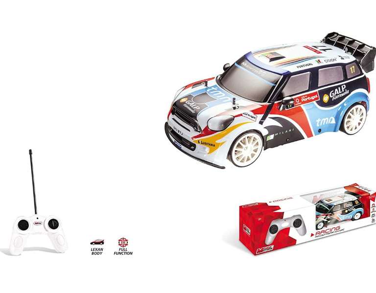 Mondo Motors – Mini Countryman JCW WRC – Modelo a Escala 1:24 – hasta 20 km/h de Velocidad