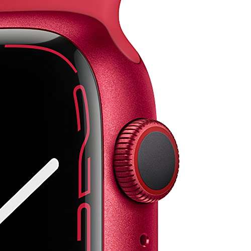 Apple Watch Series 7 (GPS+ Cellular, 45mm) Reloj Inteligente con Caja de Aluminio (Product) Red