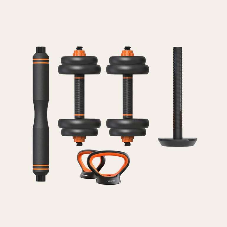 10 Kgs Conjunto de pesas Xiaomi Fed: el kit de entrenamiento completo para tus rutinas de ejercicio