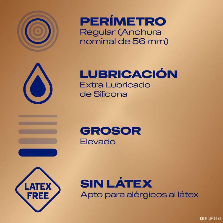 Durex Preservativos Real Feel, Sensación Piel con Piel, Sin látex, 96 condones
