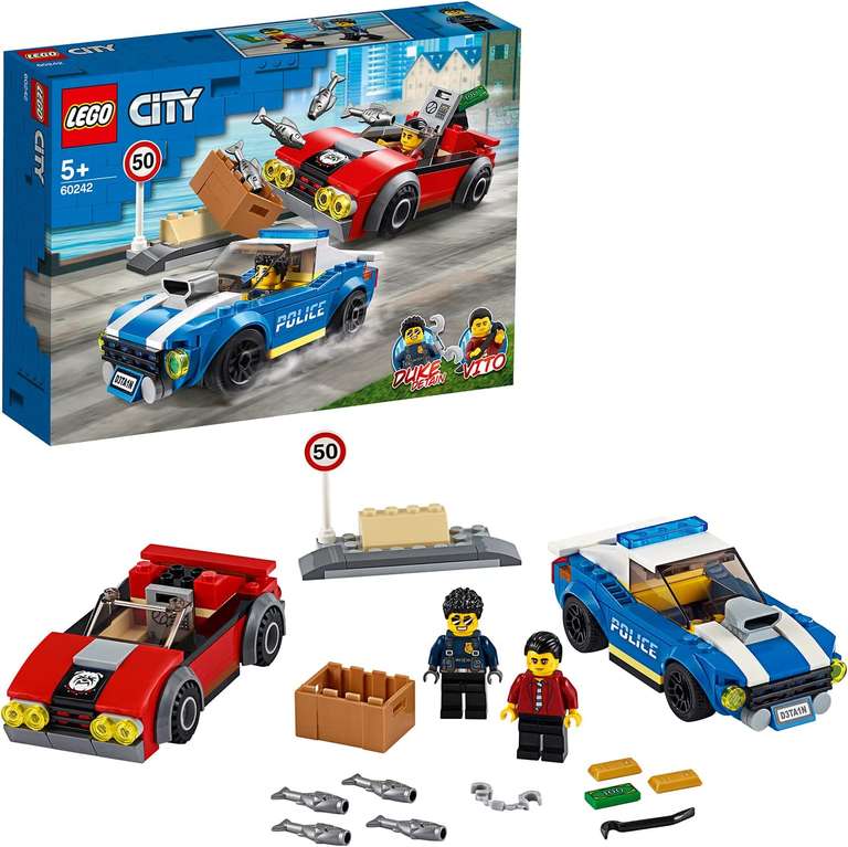 LEGO 60242 City Police Policía: Arresto en la Autopista